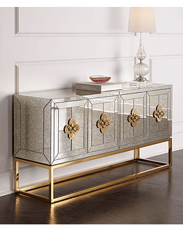 Buffet Delphine Gold medida especial