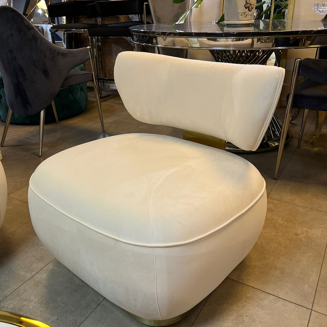 Butaca Hanói Velvet Beige 1