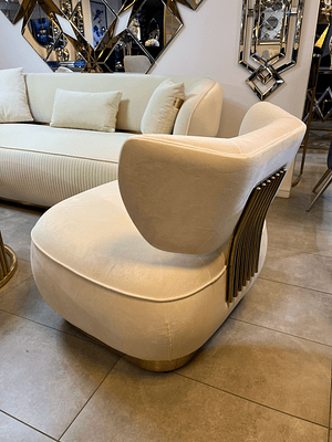 Butaca Hanói Velvet Beige