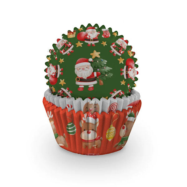 Cápsulas cupcake navidad 100 un