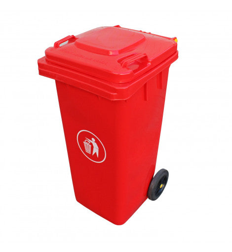 Contenedor Basura 120 LTS Rojo