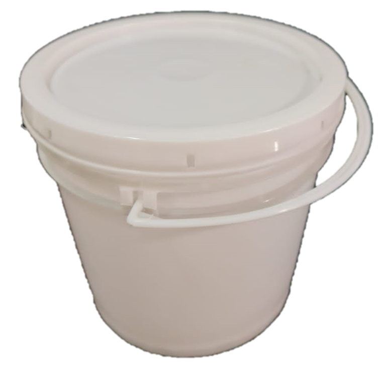 Balde Blanco C/Tapa 4 Lts Est