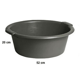 Gamela 30 Lts Gris Reciclado