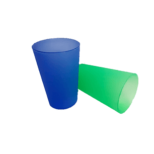 Vaso Plástico Arenado 300 CC