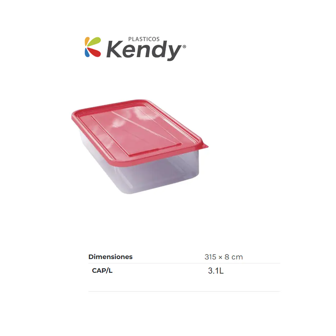 Hemético Kendyploc Rectangular Nº1 1