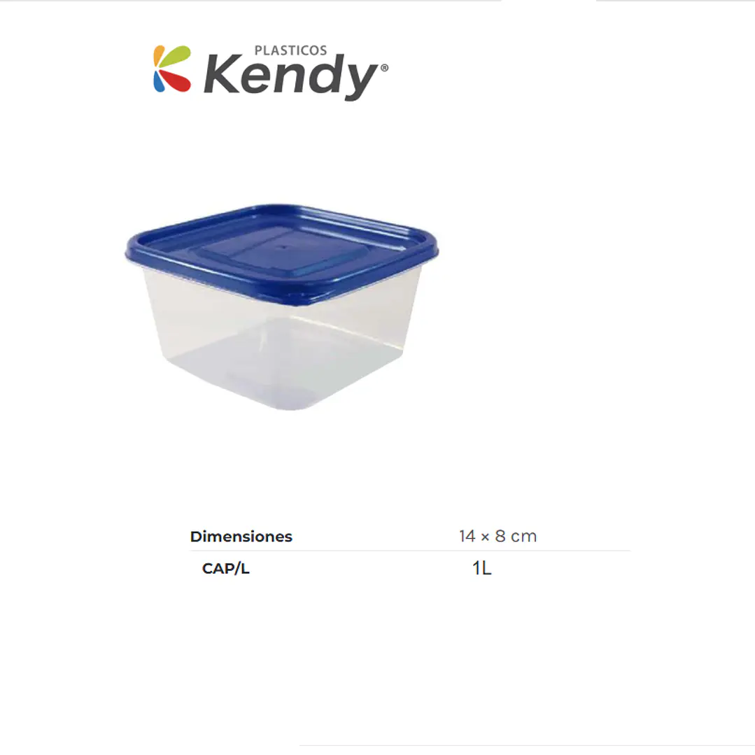 Hemético Kendyploc Cuadrado Mediano Nº2 1