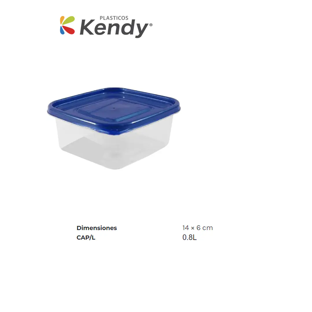 Hemético Kendyploc Cuadrado Mediano Nº1 1