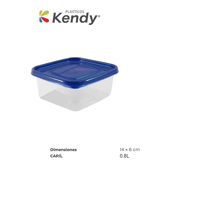 Hemético Kendyploc Cuadrado Mediano Nº1 1