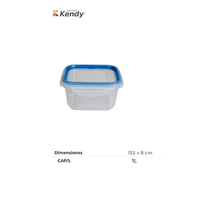 Hermético Kendyfresh Cuadrada Nº2 Media