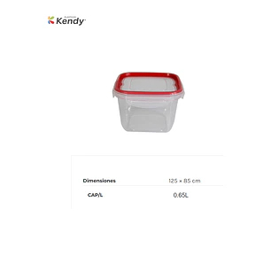 Hermético Kendyfresh Cuadrada Nº1 Alta