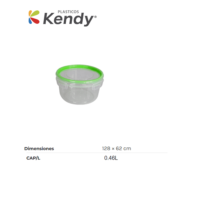Hermético Kendyfresh Redonda Nº1 Media 1