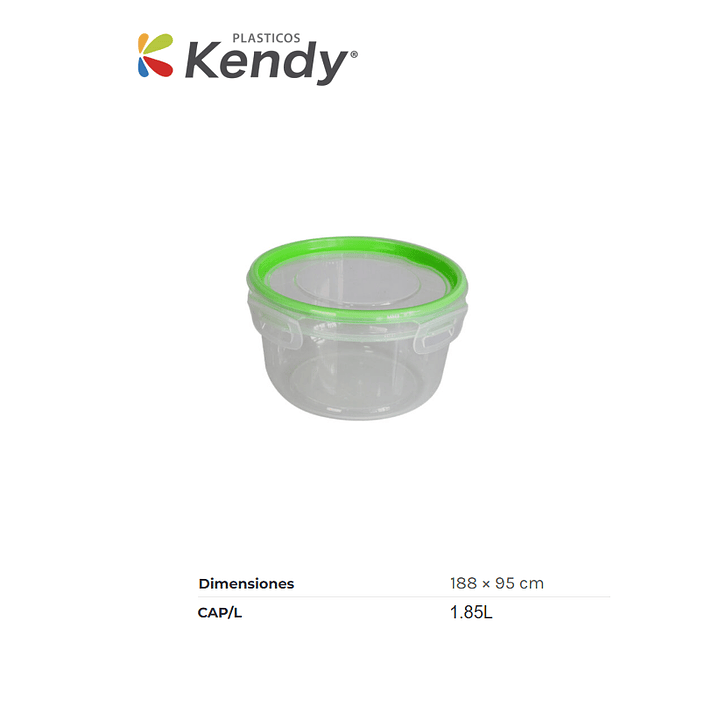Hermético Kendyfresh Redonda Nº3 Media 1