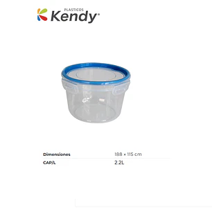 Hermético Kendyfresh Redonda Nº3 Alta