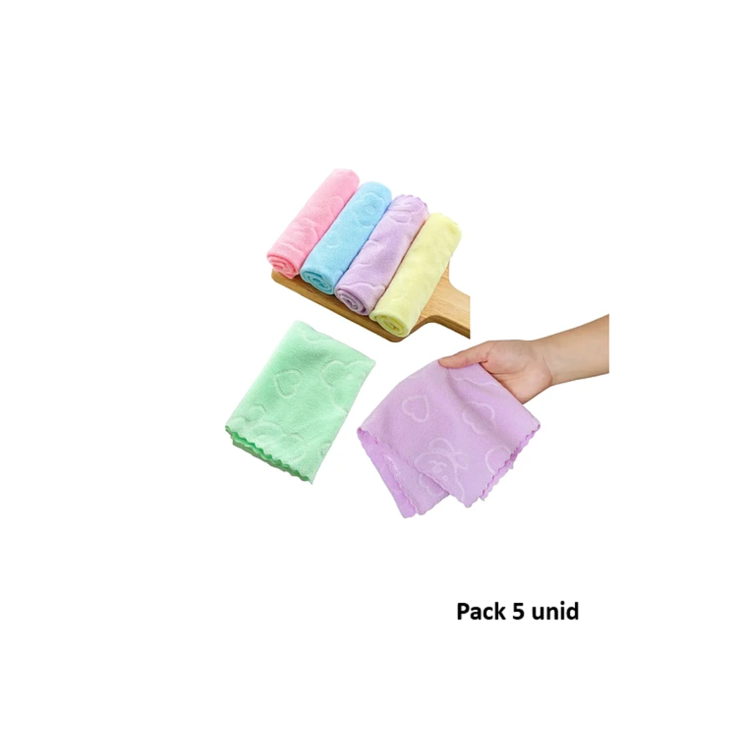 Paño Microfibra Limpieza *5 Unid 1