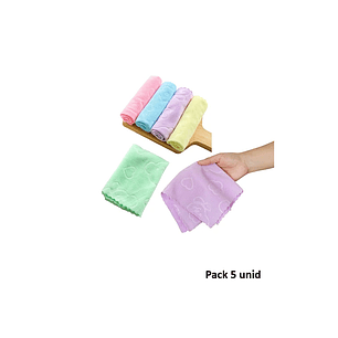 Paño Microfibra Limpieza *5 Unid