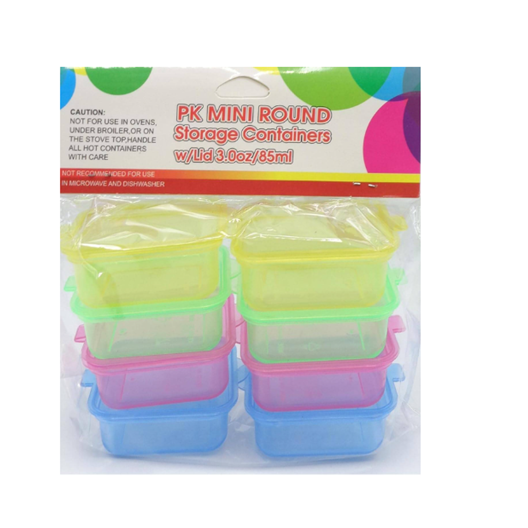 Set Mini Potes Rectangulares 85 ml * 8 unid 2