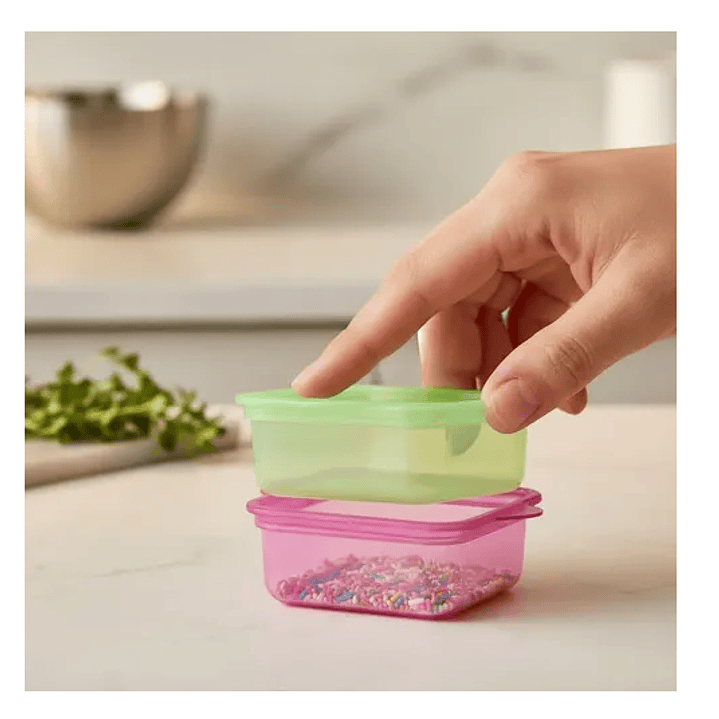 Set Mini Potes Rectangulares 85 ml * 8 unid 1