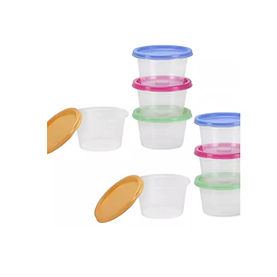 Set Mini Potes Redondos 85 ml * 8 unid