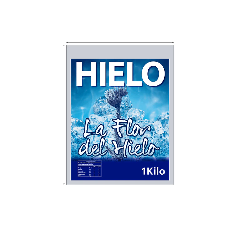 Bolsas Impresas Para Hielo *100 Unid 1