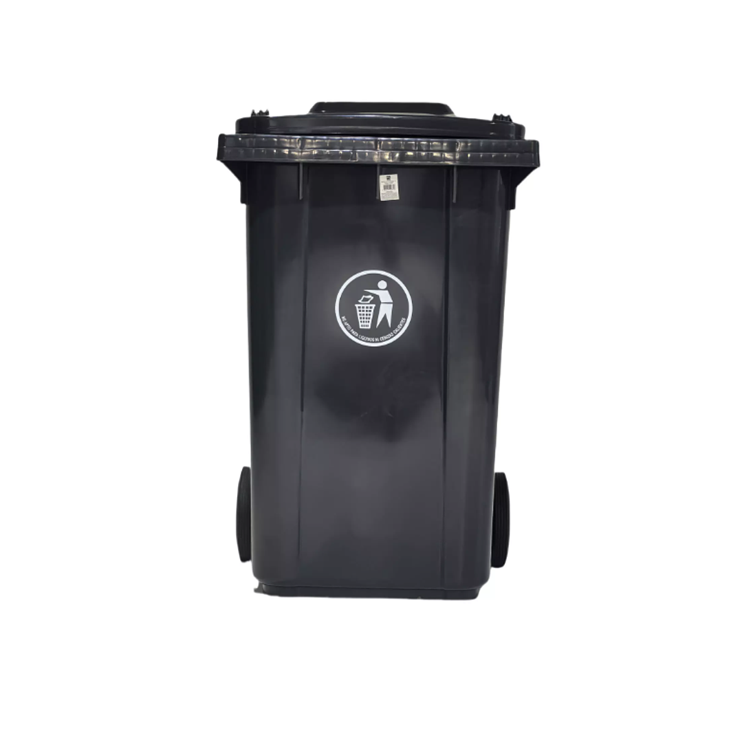 Basurero 360 Lts C/Ruedas Gris 1