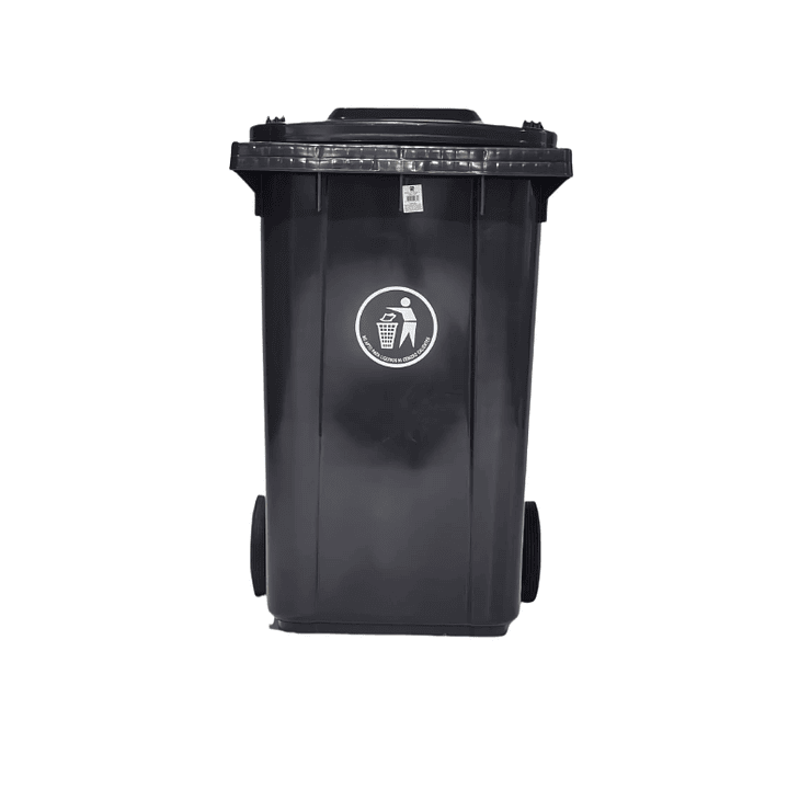 Basurero 360 Lts C/Ruedas Gris 1