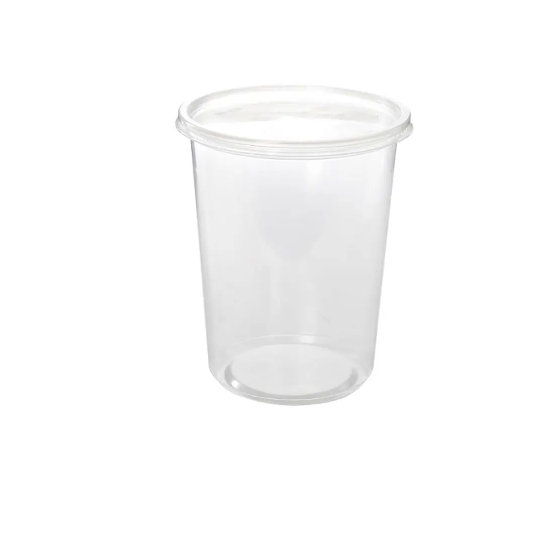 Pote Transparente 32 OZ C/Tapa 1