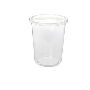 Pote Transparente 32 OZ C/Tapa