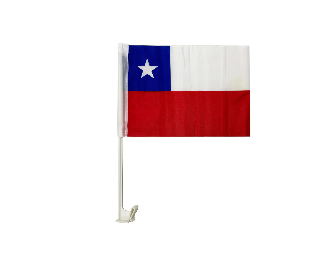 Bandera Chilena Auto
