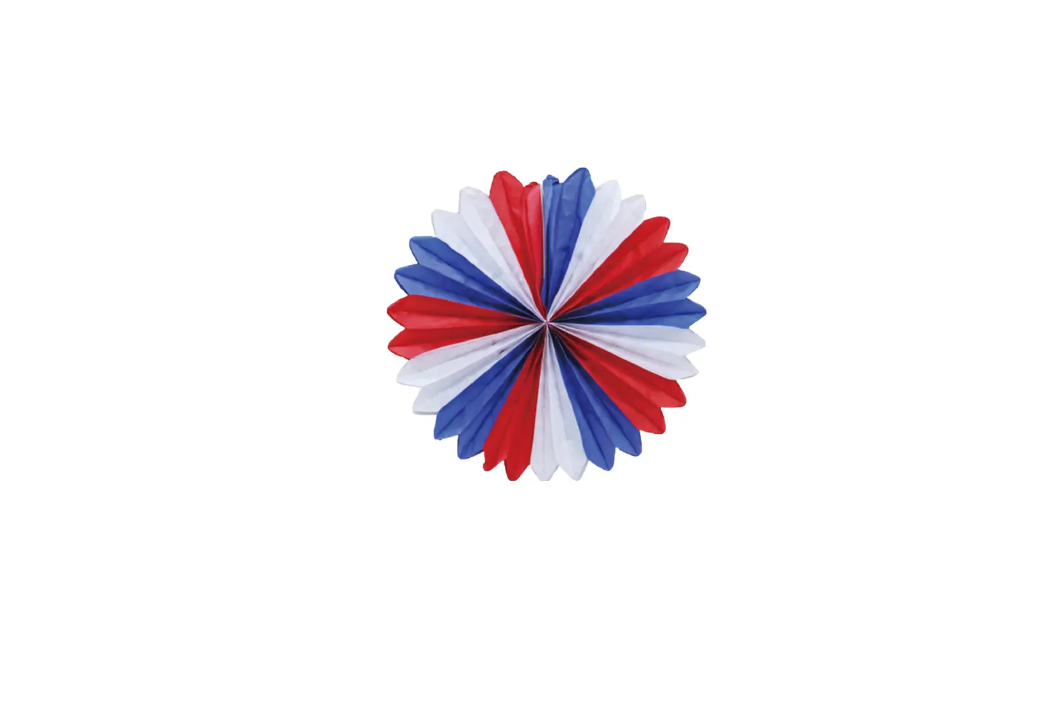 Adorno abanico colgante Fiestas Patrias 30cm
