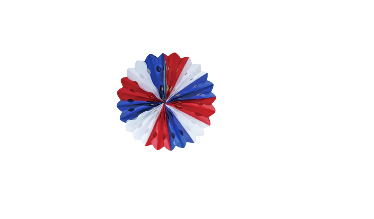 Adorno Abanico 2 Colgante Fiestas Patrias 20cm