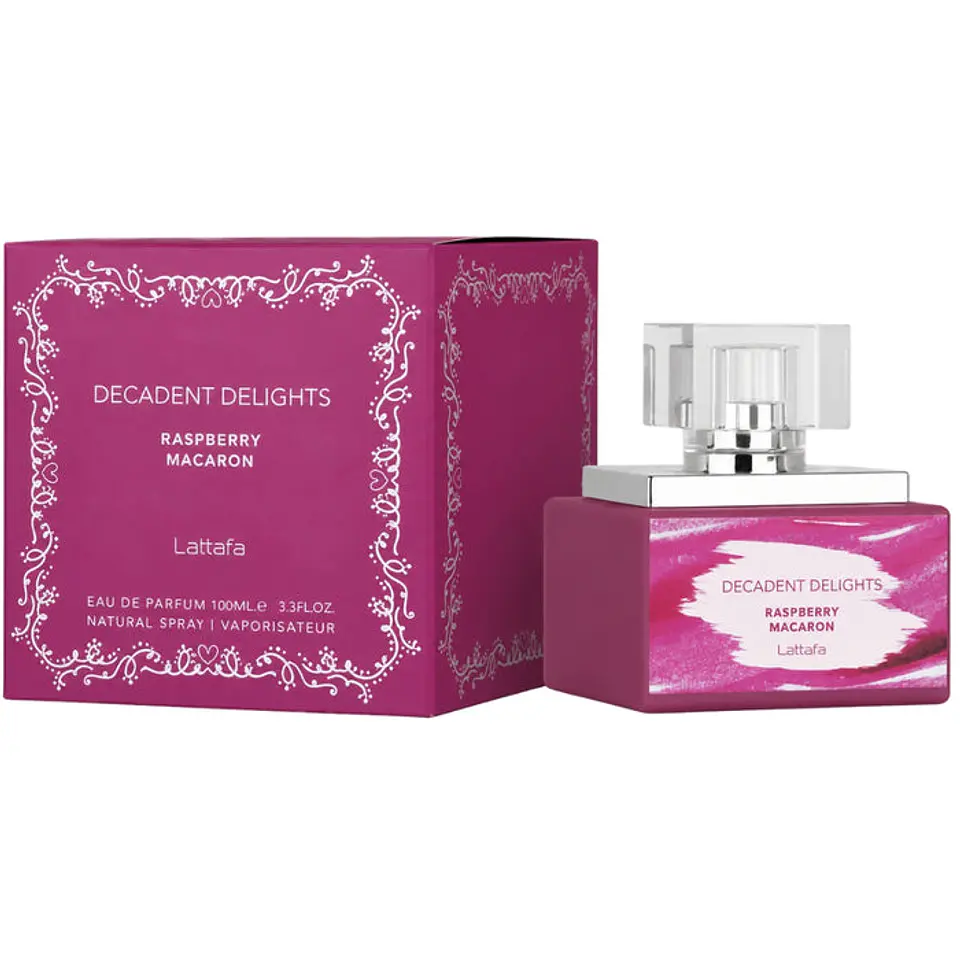 Lattafa Decadent Delights Raspberry Macaron EDP 50ml 1