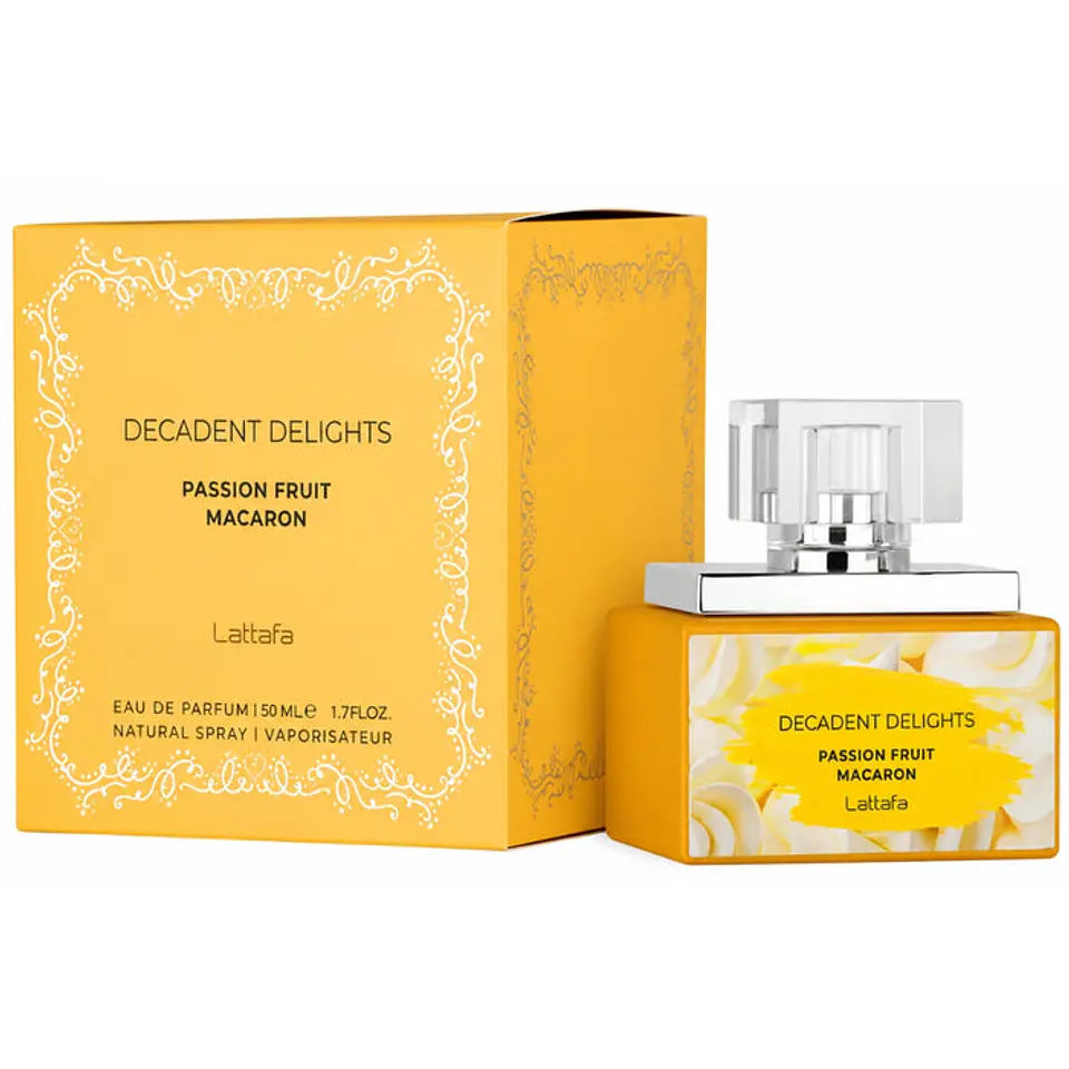Lattafa Decadent Delight Passion Fruit Macaron EDP 50ml 1