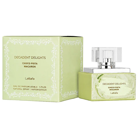 Lattafa Decadent Delights Choco Pista Macaron EDP 50ml