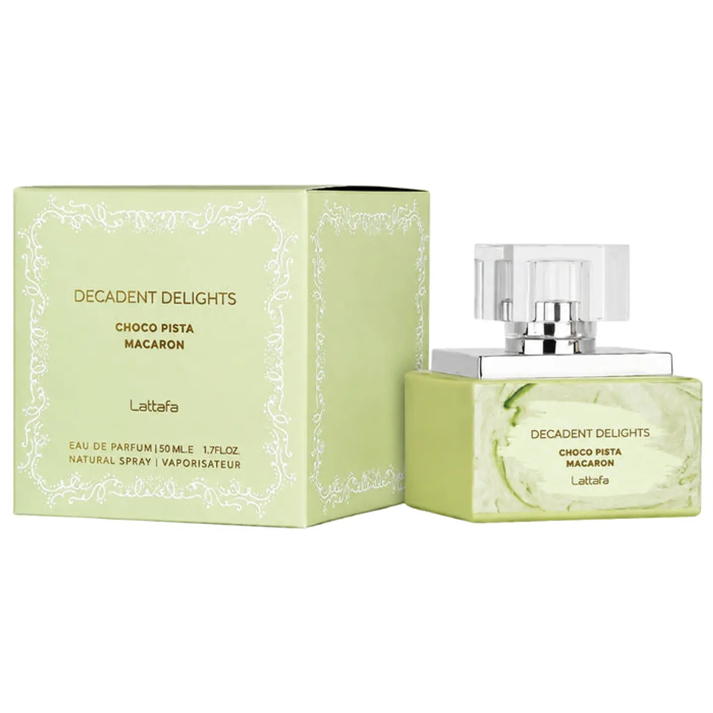 Lattafa Decadent Delights Choco Pista Macaron EDP 50ml 1