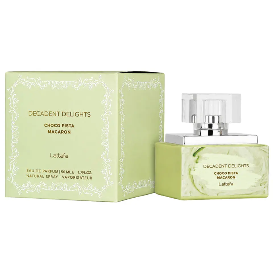 Lattafa Decadent Delights Choco Pista Macaron EDP 50ml 1