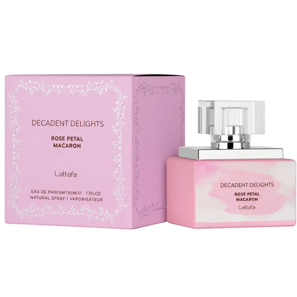 Lattafa Decadent Delight Rose Petal Macaron EDP 50ml 1