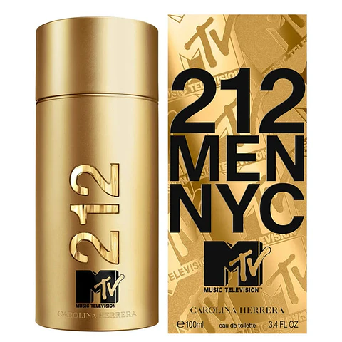 Carolina Herrera 212 Men NYC MTV Music Television EDT 100ml