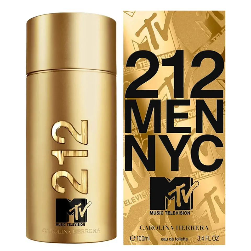 Carolina Herrera 212 Men NYC MTV Music Television EDT 100ml 1