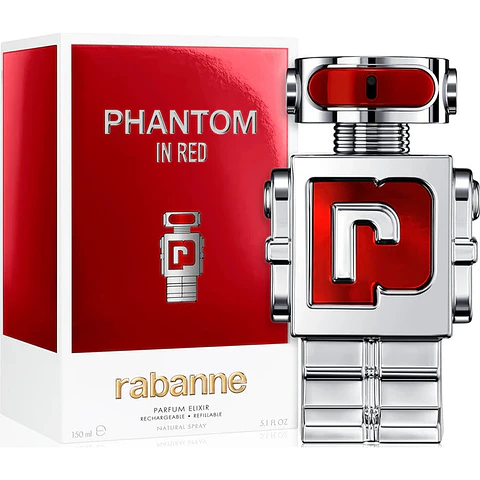 Rabanne Phantom In Red Parfum Elixir Recargable 150ml