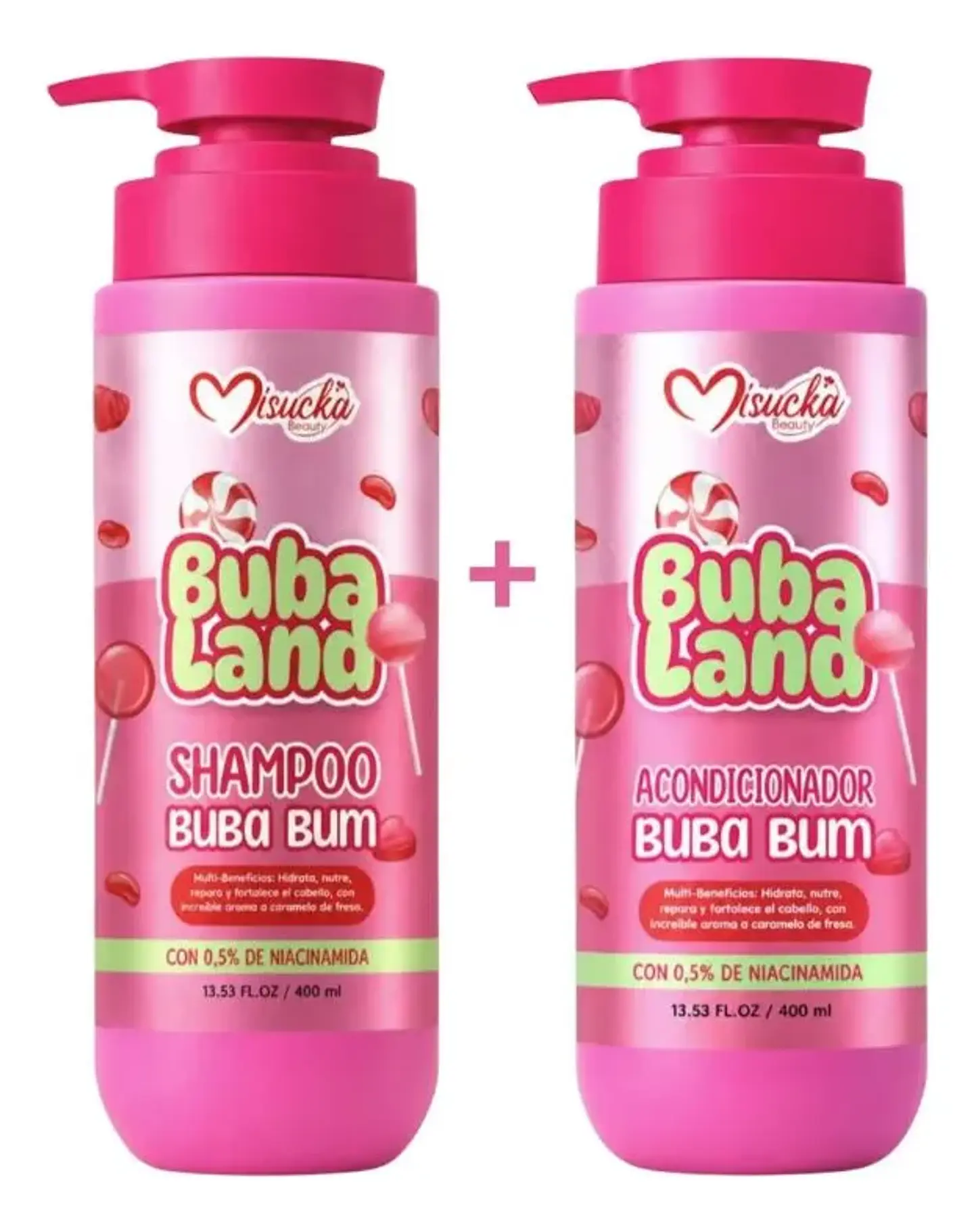 Misucka Pack Shampoo + Acondicionador Buba Land Buba Gum  1