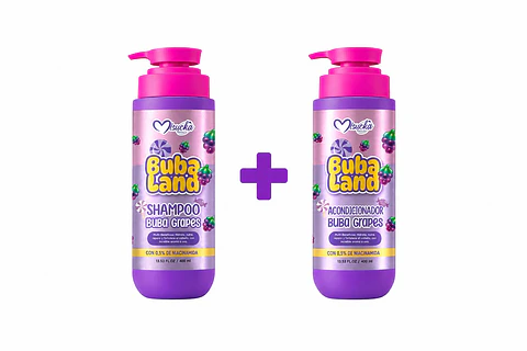 Misucka Pack Shampoo + Acondicionador Buba Land Buba Grapes