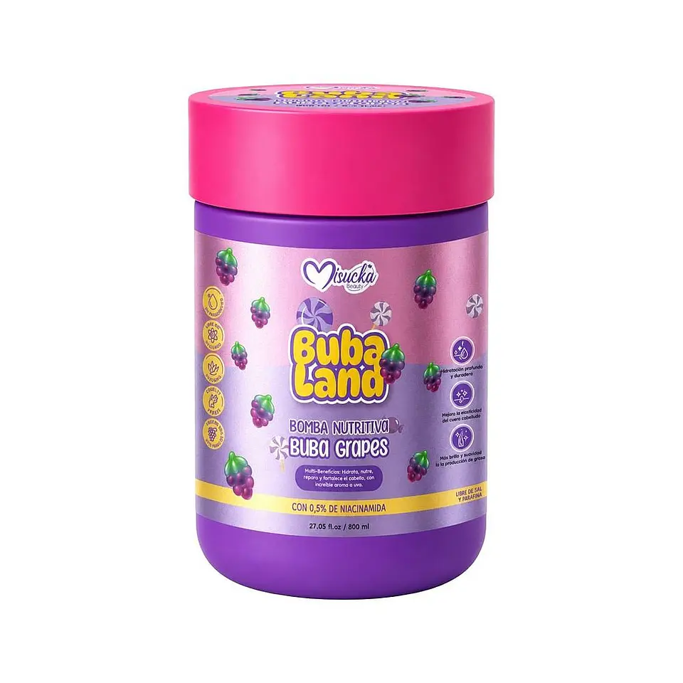 Misucka Boma Nutritiva Tratamiento Capilar Buba Land Buba Grapes 1