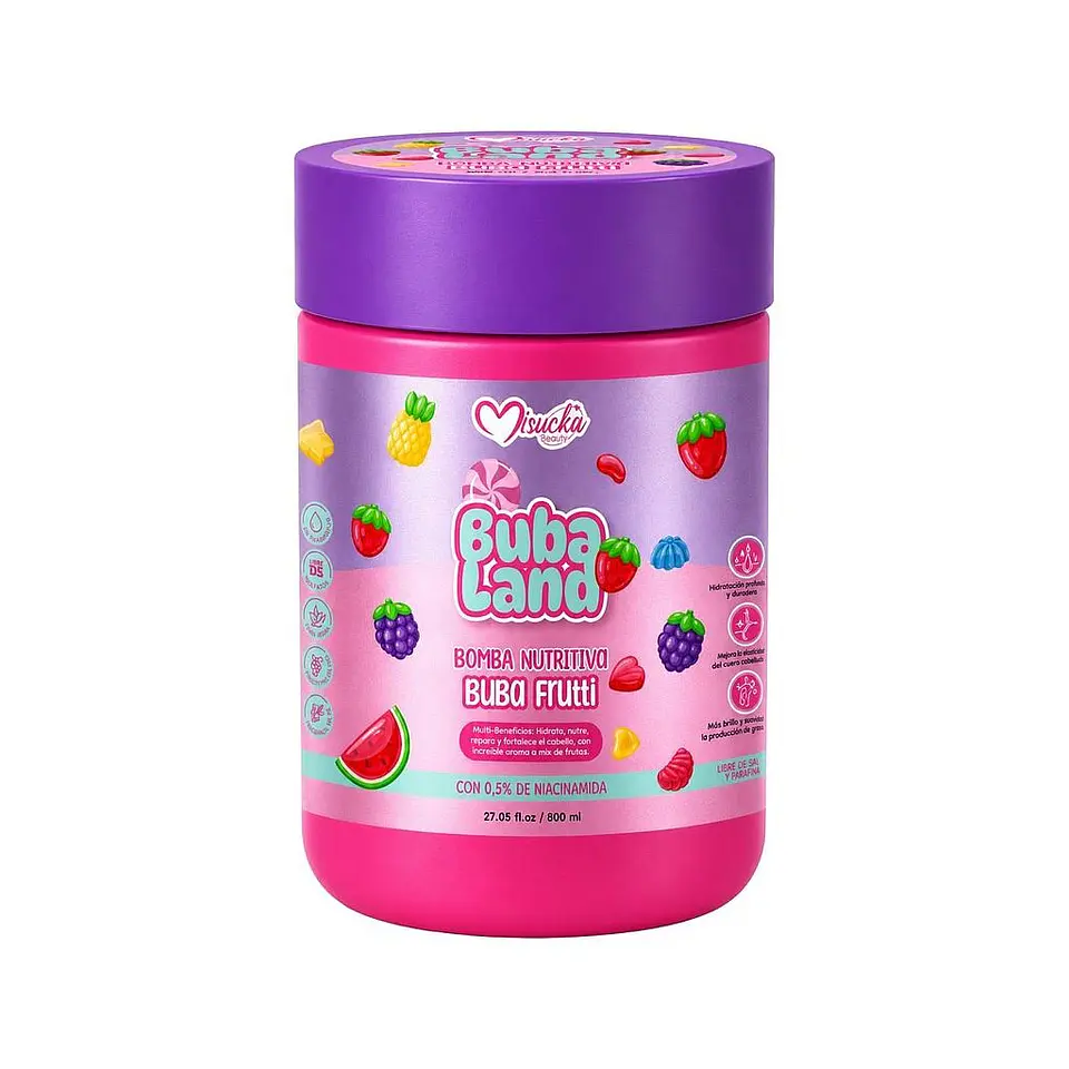 Misucka Bomba Nutritiva Tratamiento Capilar Buba Land Buba Frutti 1