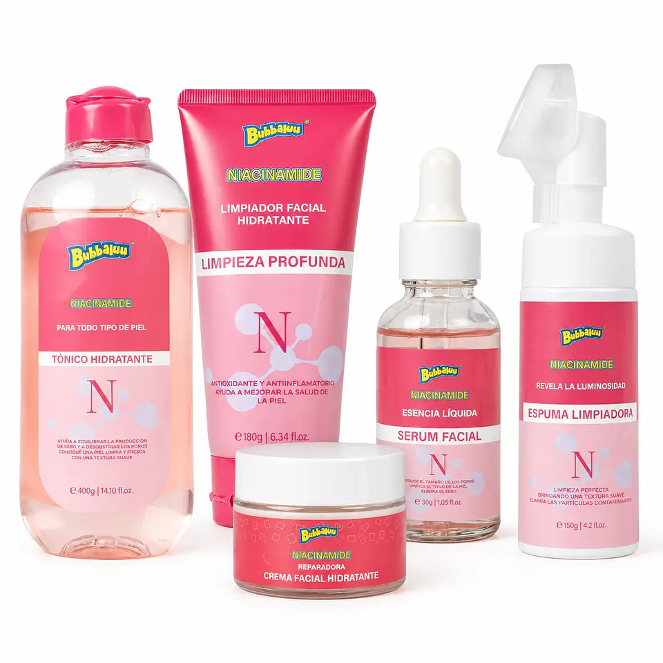 Bubbaluu Pack Rutina Facial Niacinamide 1