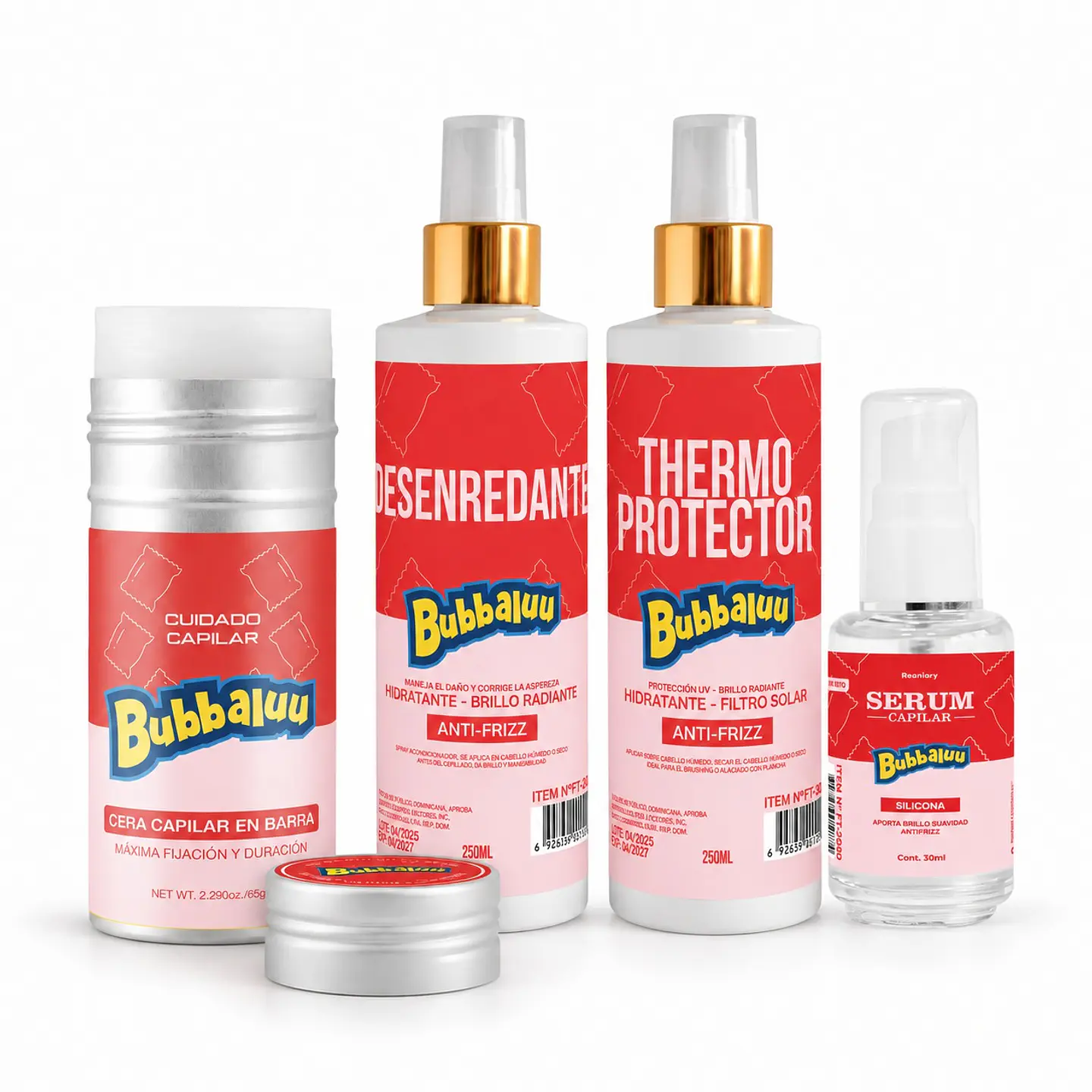 Bubbaluu Pack Protector Capilar Frutilla 1