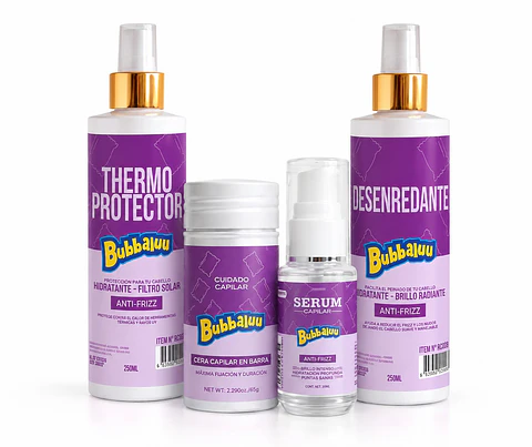 Bubbaluu Pack Protector Capilar Uva