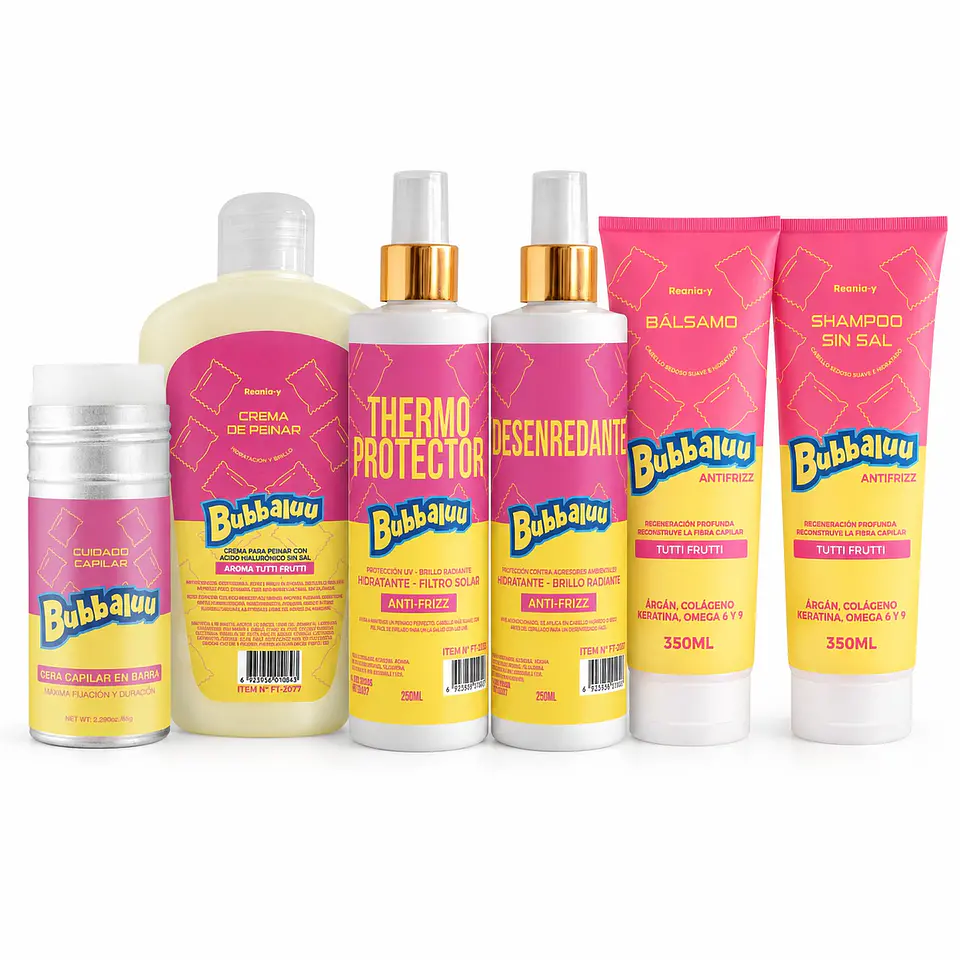 Bubbaluu Pack Completo Cuidado Capilar Tutti Frutti 1