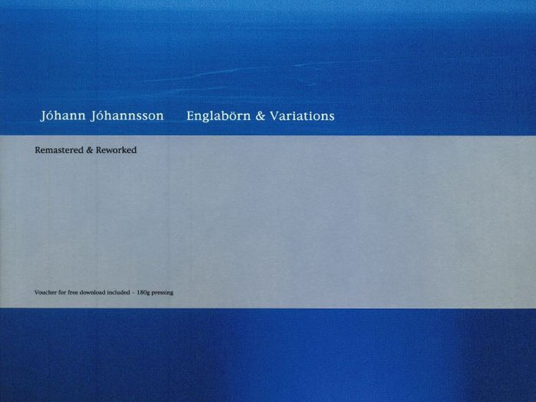 Jóhann Jóhannsson - Englabörn & Variations 1