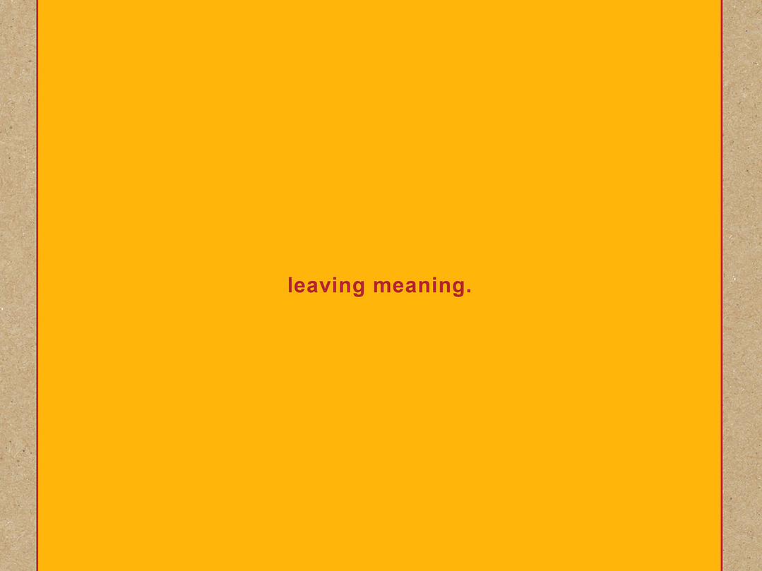 SWANS - Leaving Meaning 1