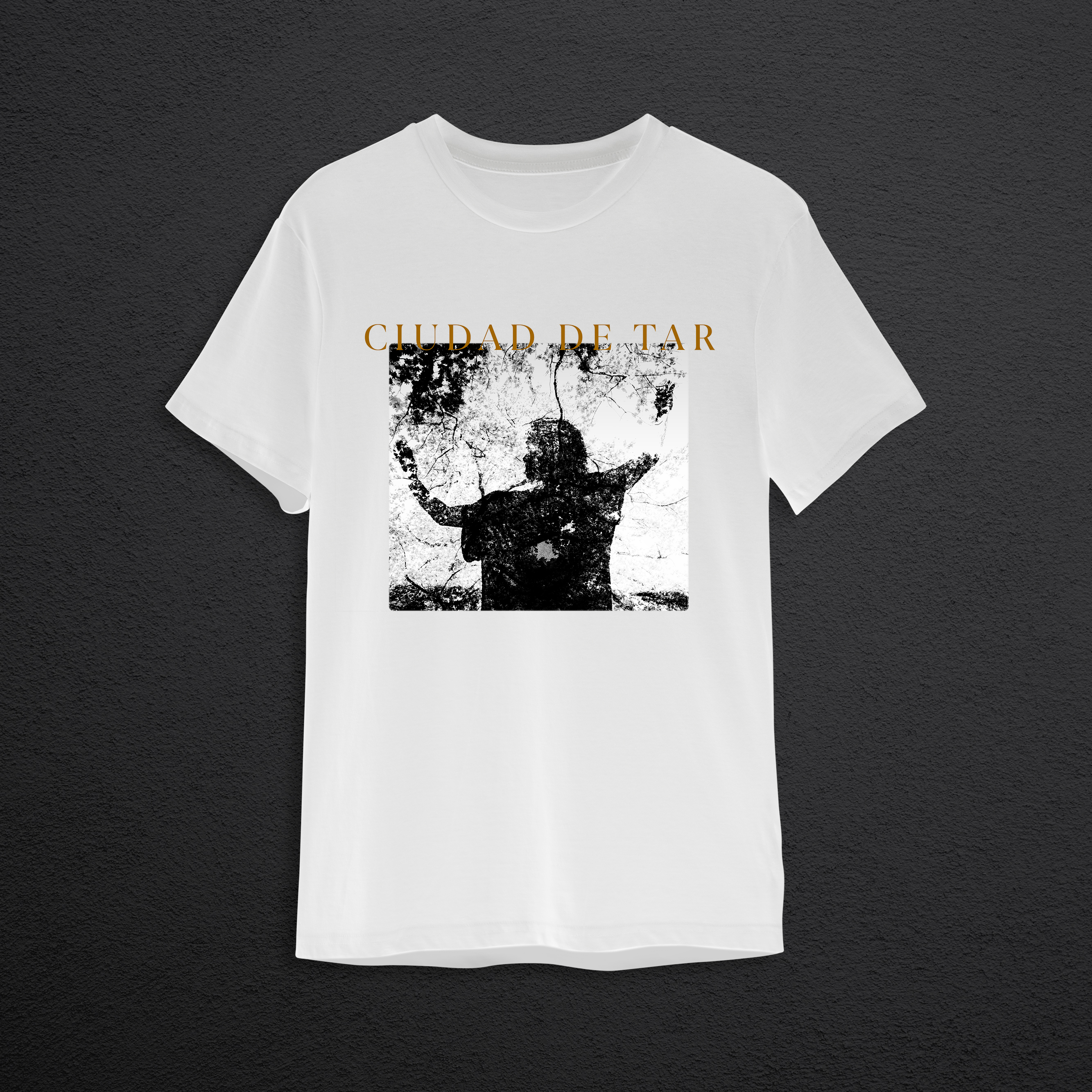 Polera manga corta Ocaso para mujer cristales